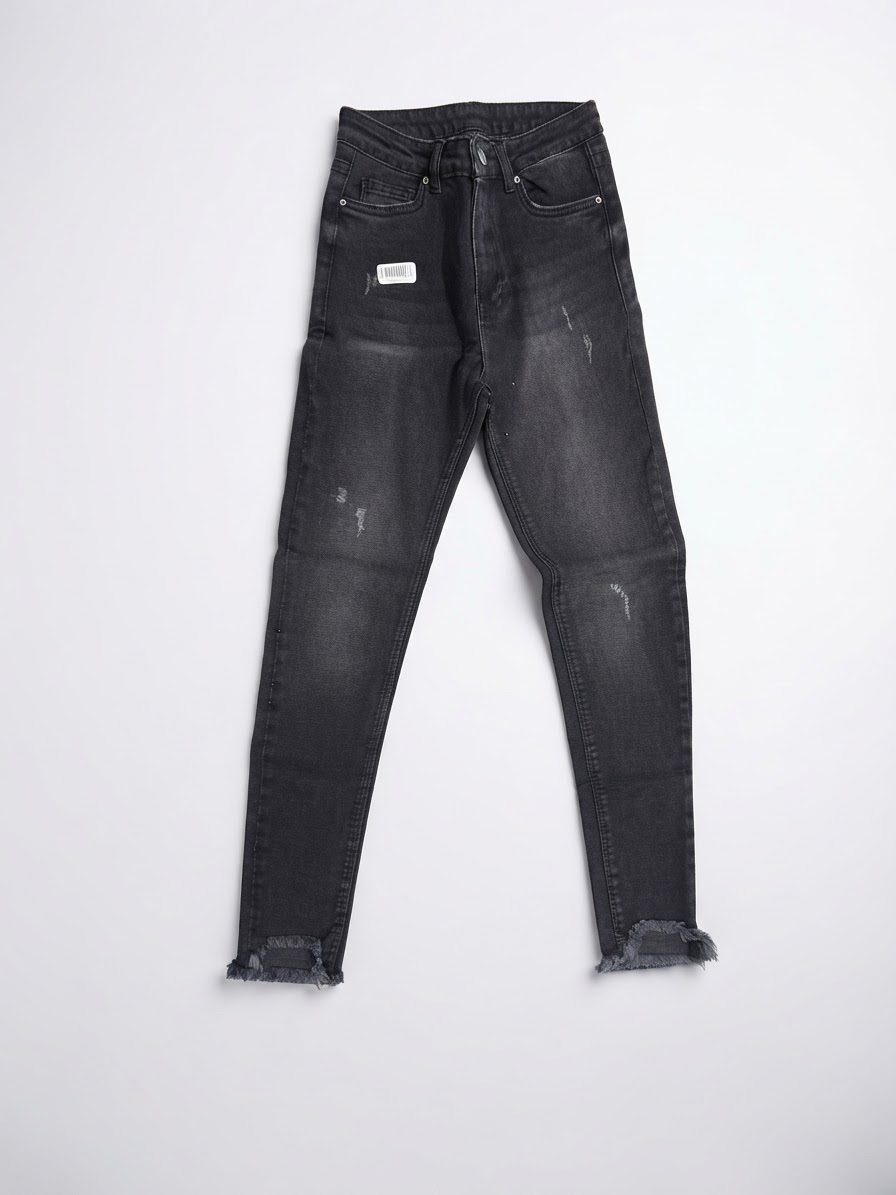 Pantalon jean femme - fille noir 