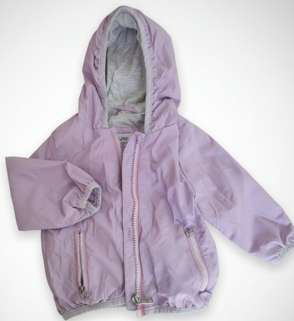 Veste bébé Bukios 9-12 mois 🧥 rose légère avec capuche