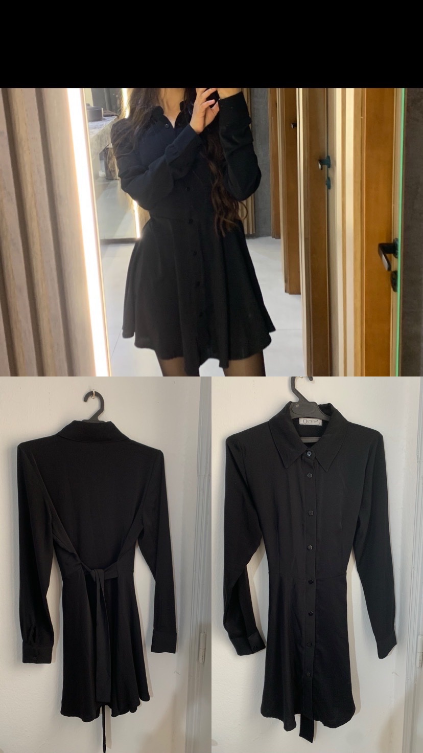 Robe noir simple 