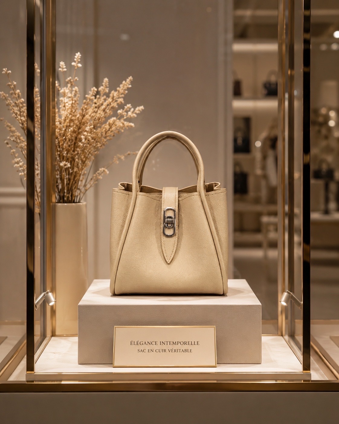 Sac avec bandoulière beige très chic ! Forssssaaaa 😍