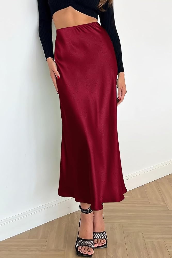 Jupe satin