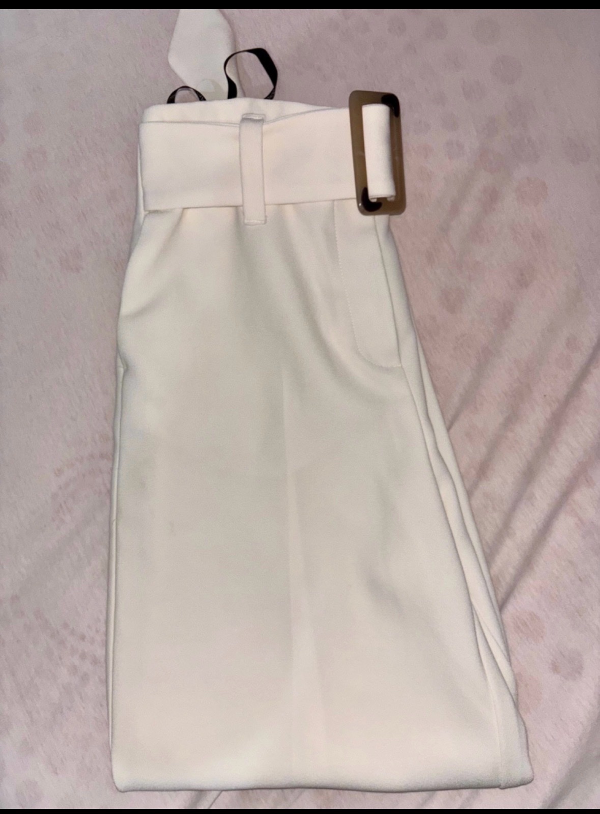 Pantlon blanc cassé