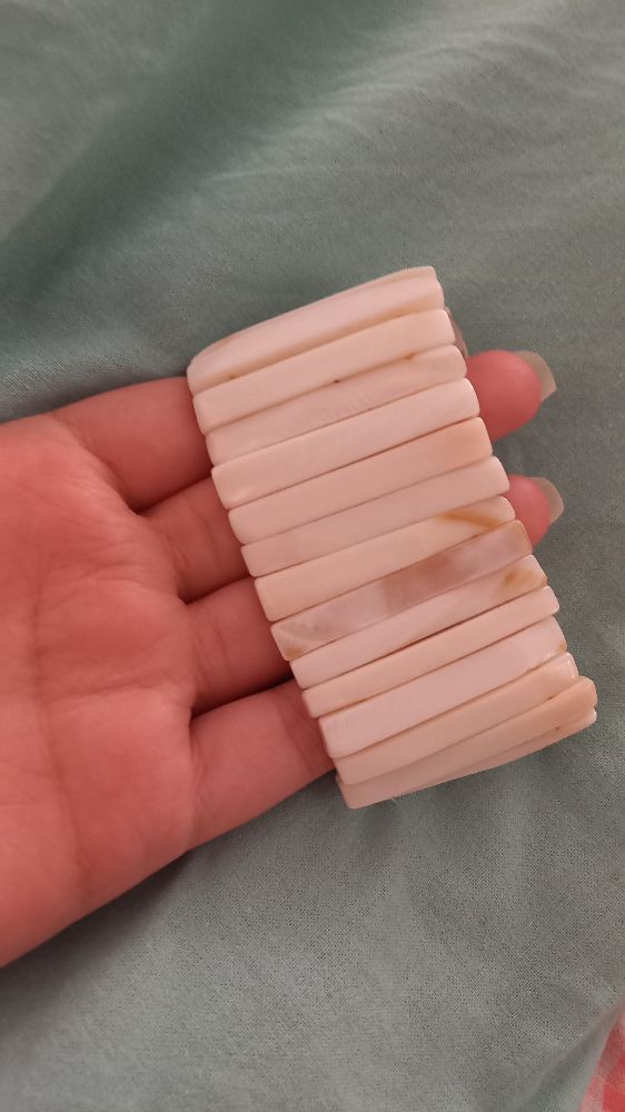 Bracelet 🤍barrettes nacre