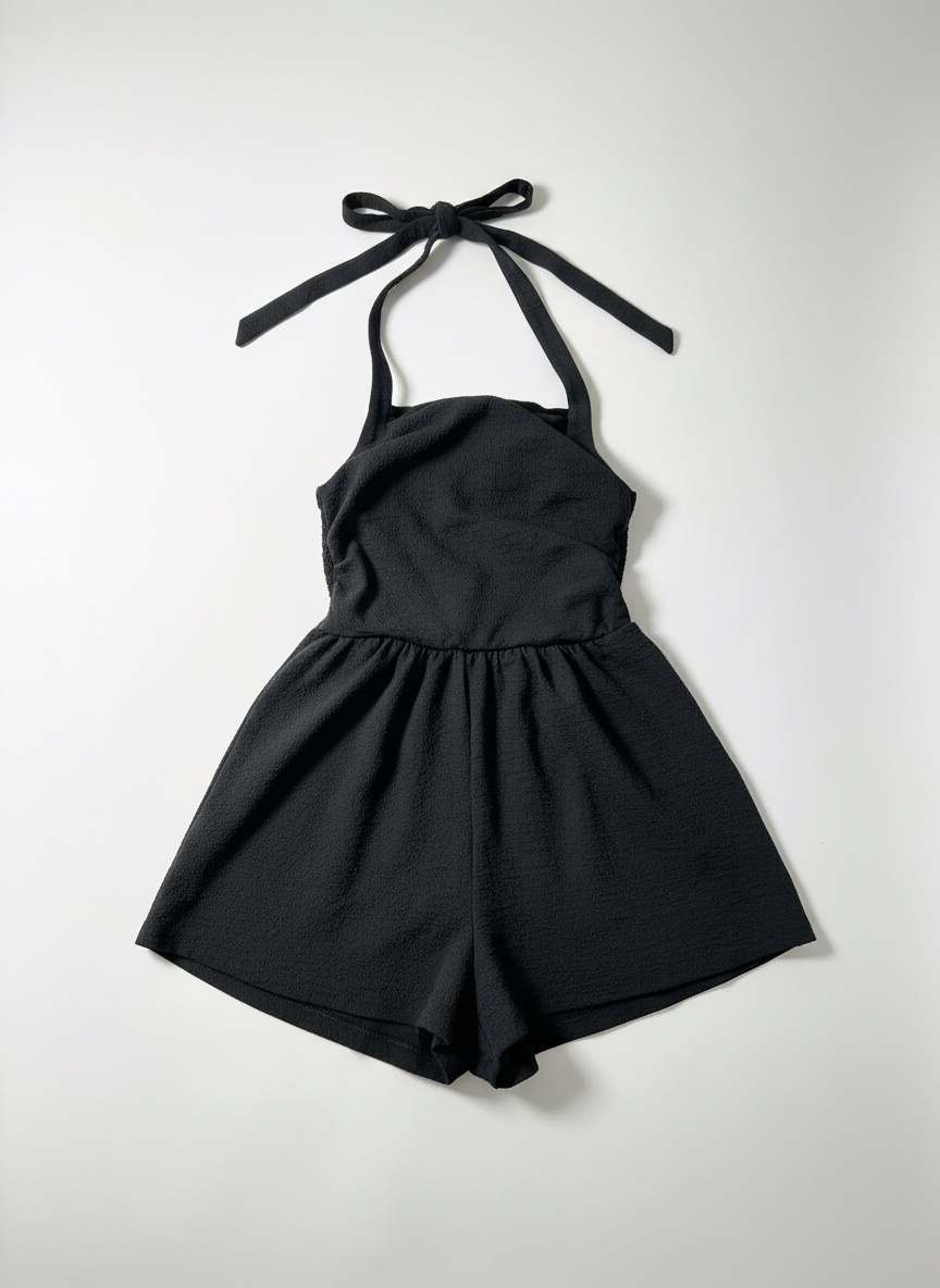Combinaison short en noir 