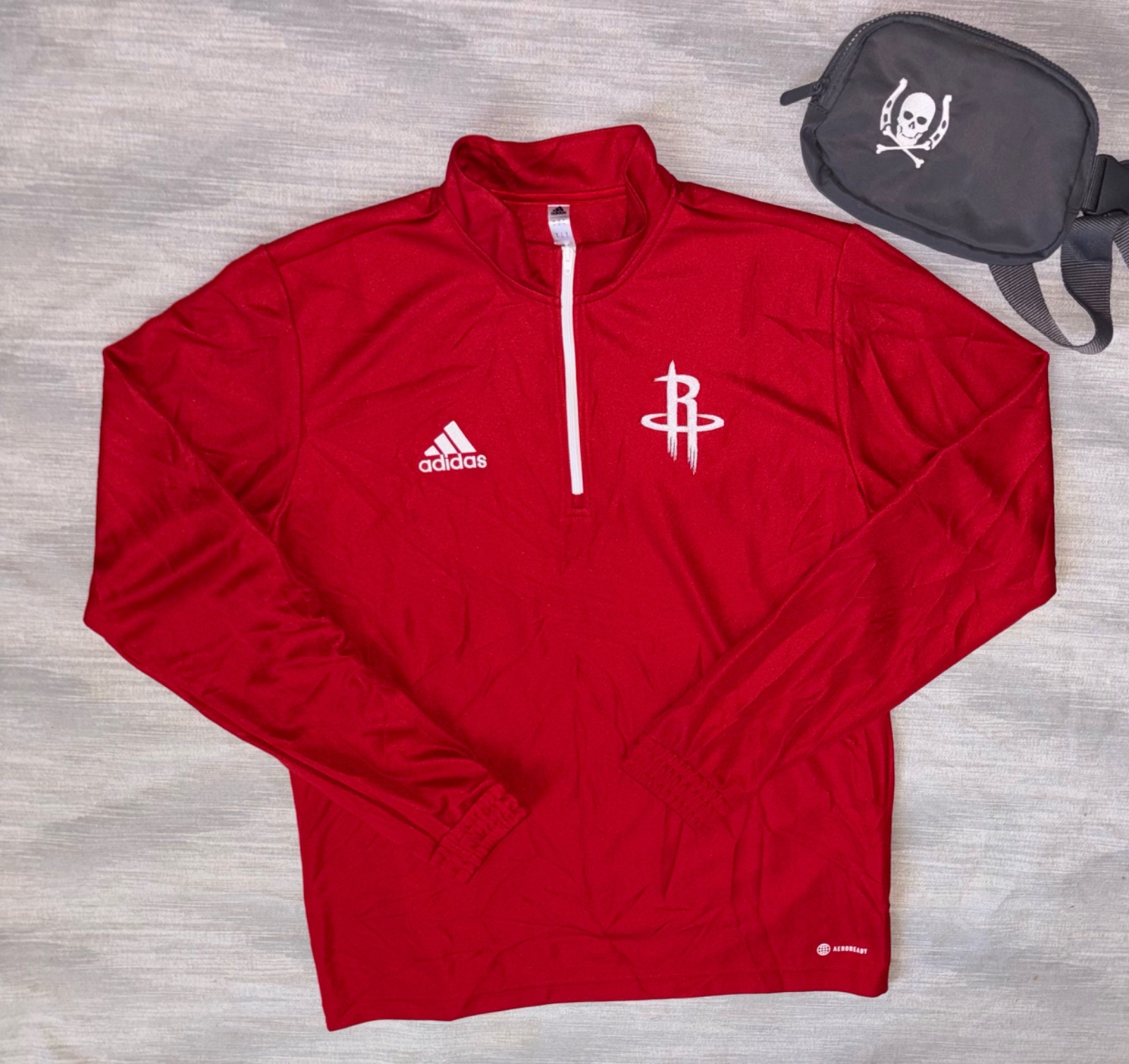 Pull 1/4 zip Houston Rockets authentique