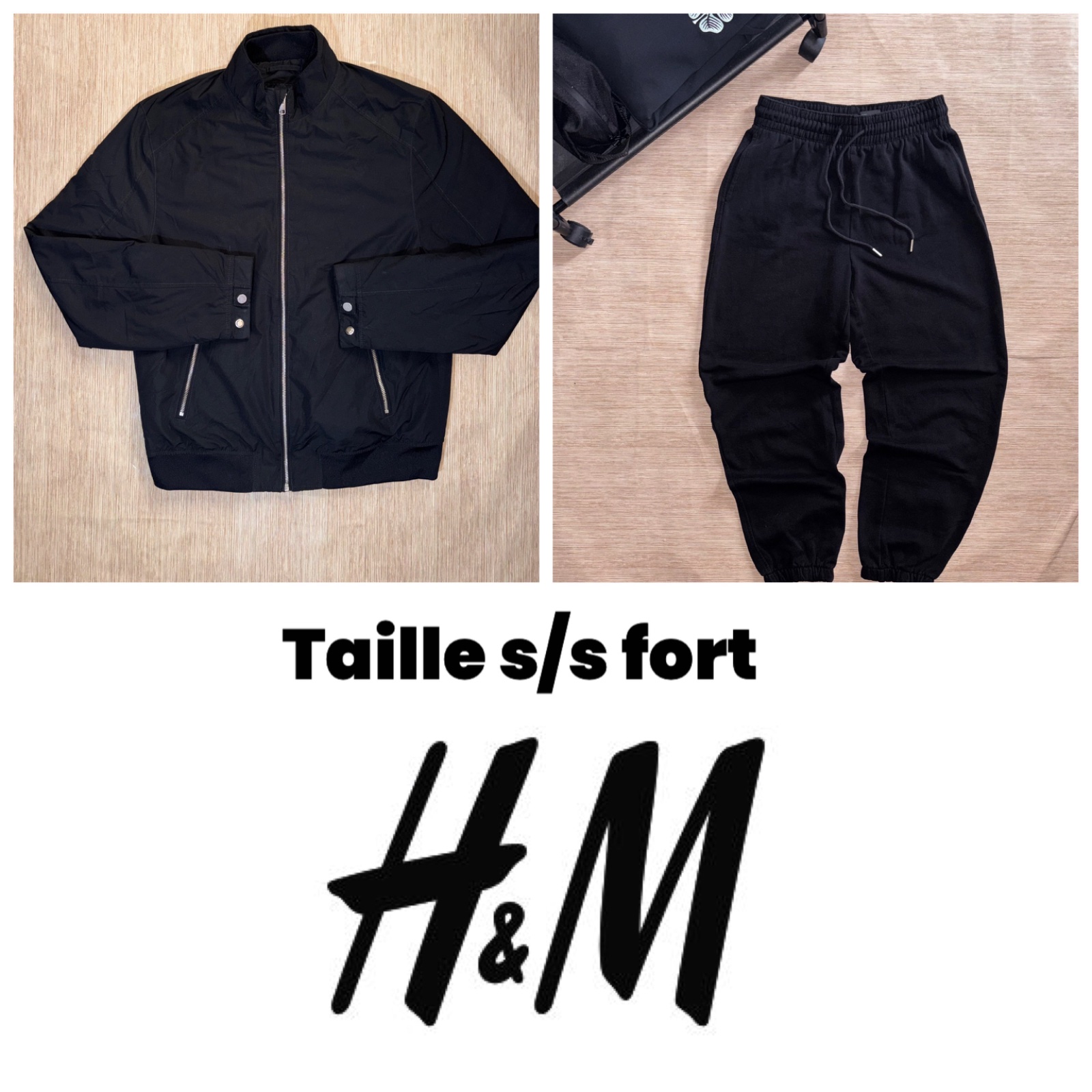 Veste et cargo h&m taille S