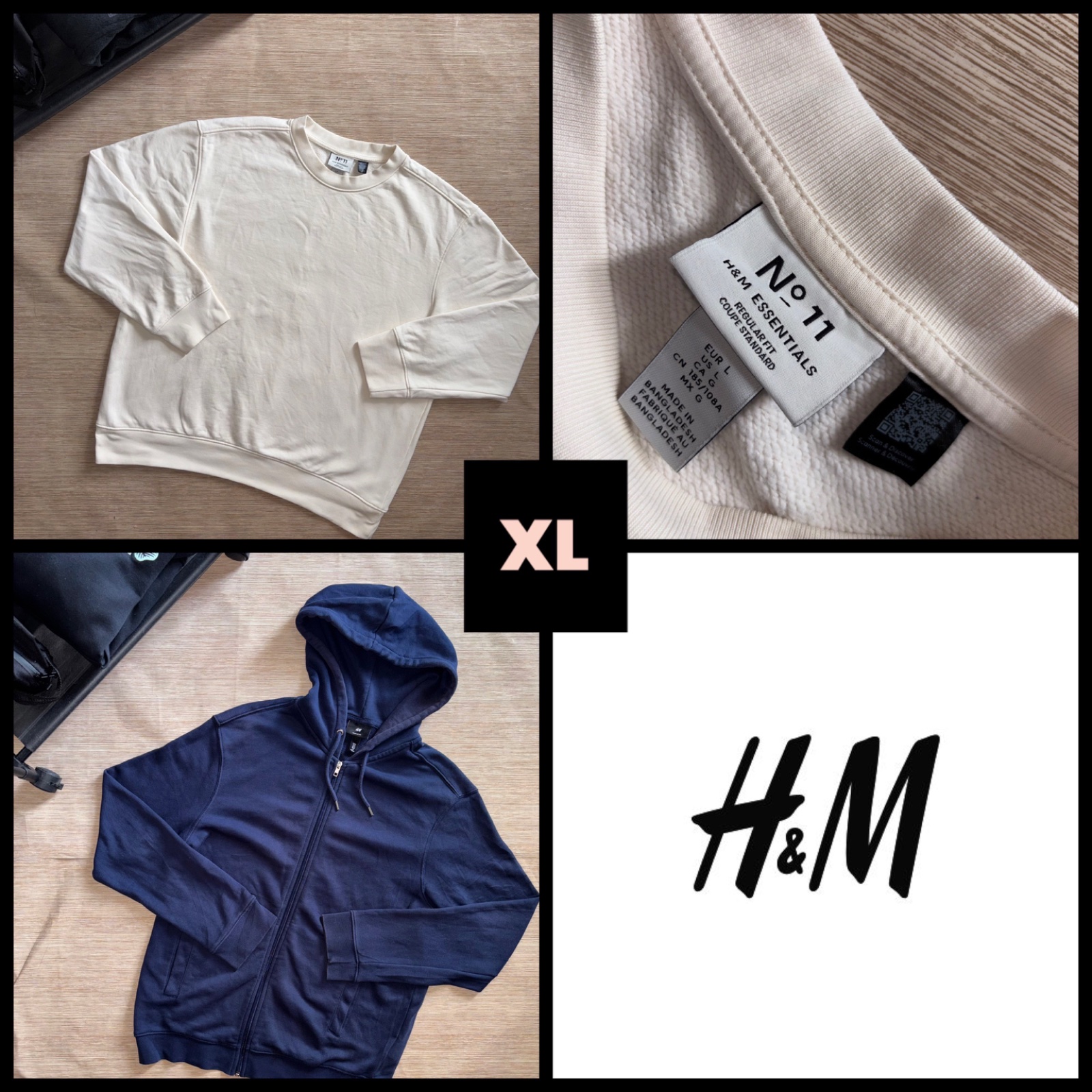 Sweat a capuche et pull h&m