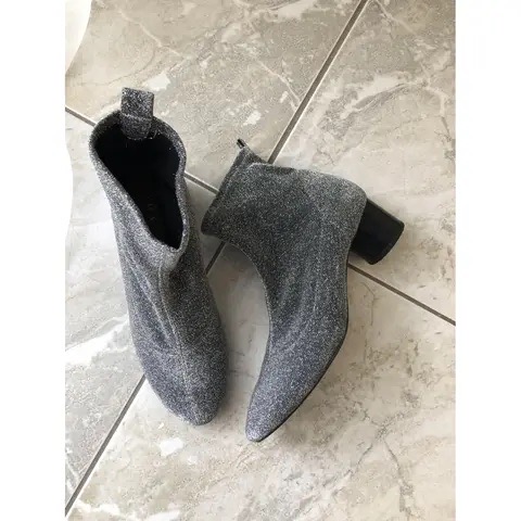 Boots à paillettes zara