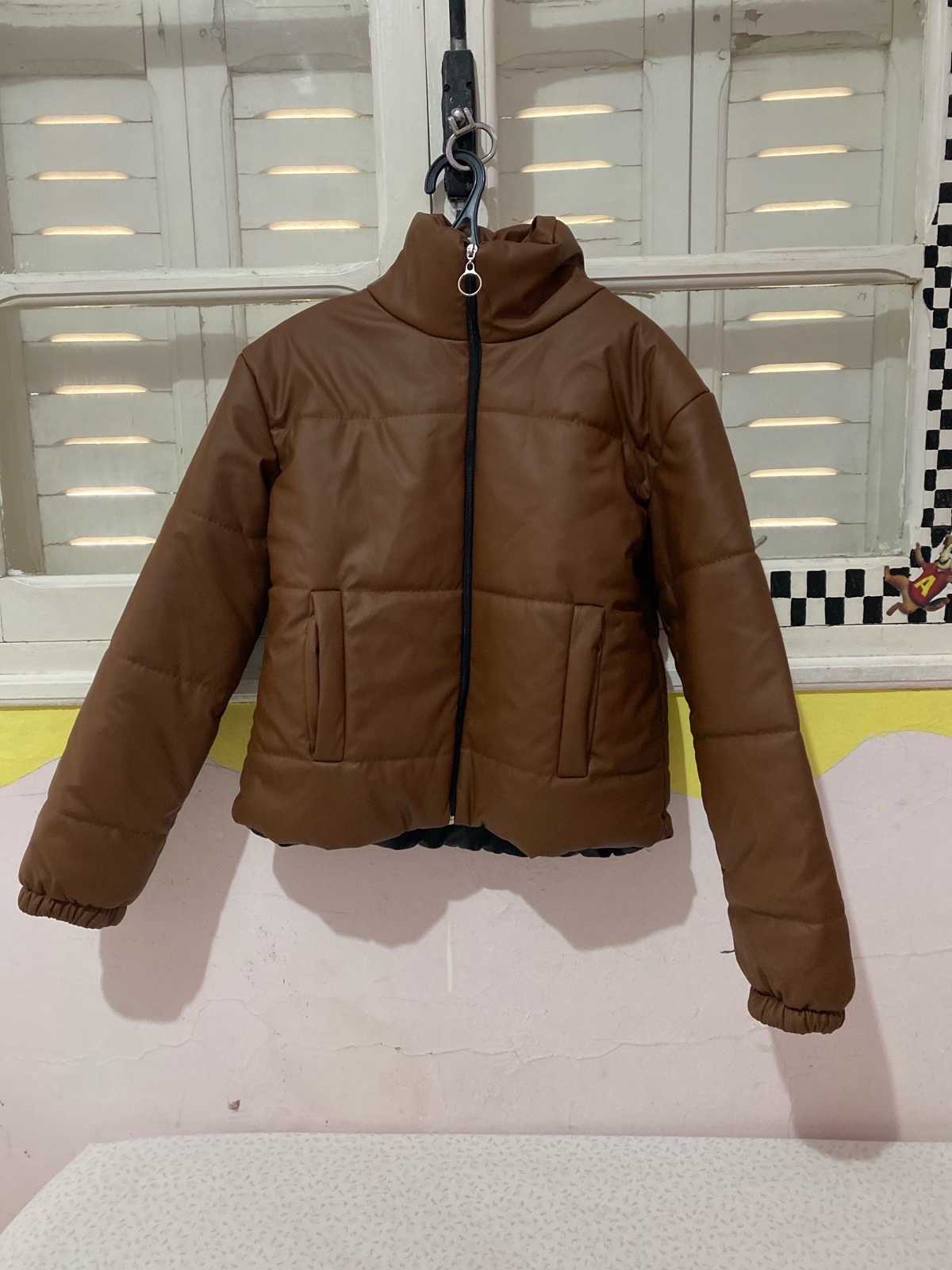 Manteau marron