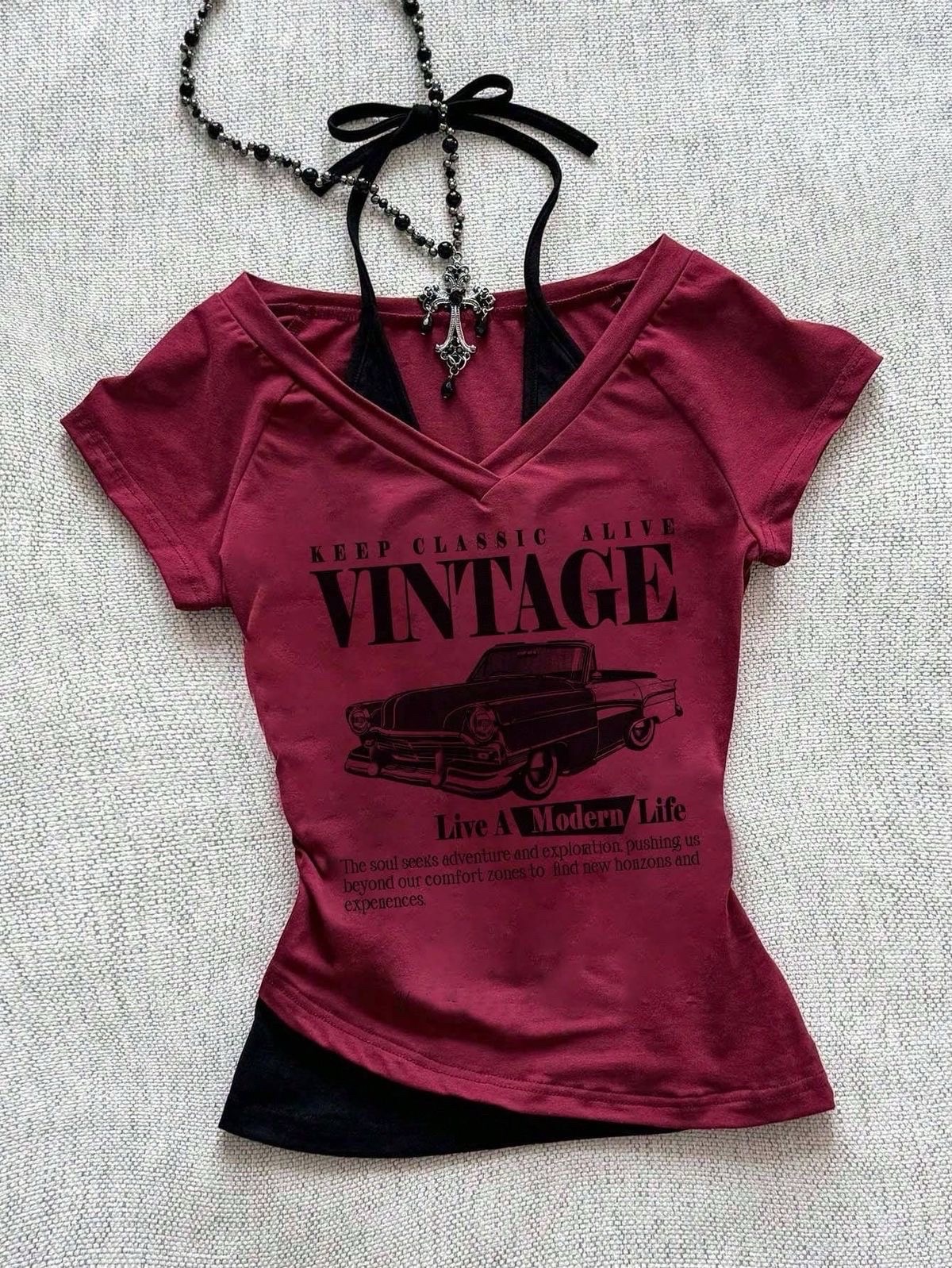 Vintage shirt (shein)  : 40dt 