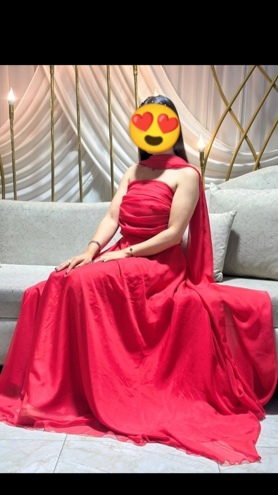Robe rouge taille 36/38