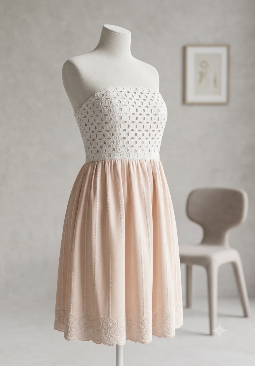 Robe bustier H&M (Conscious Collection) 🌸