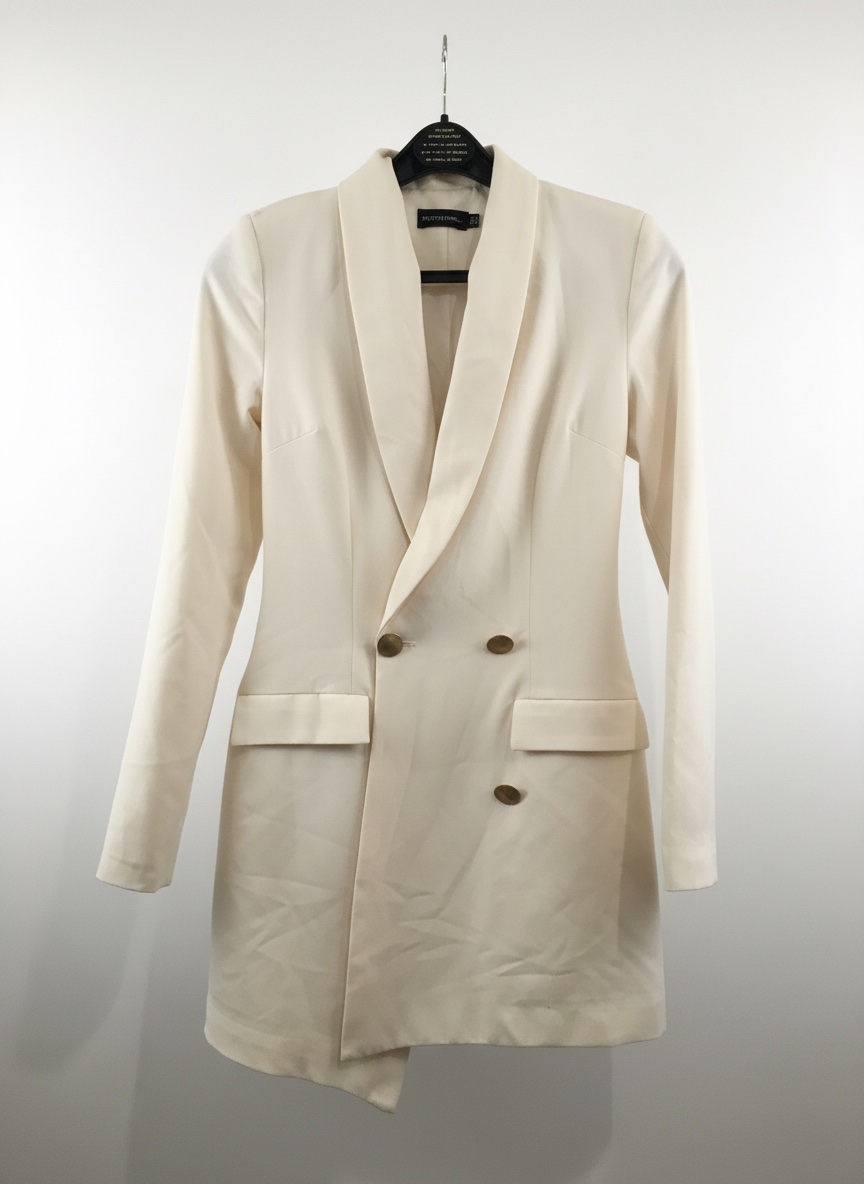 Robe blazer blanche XS