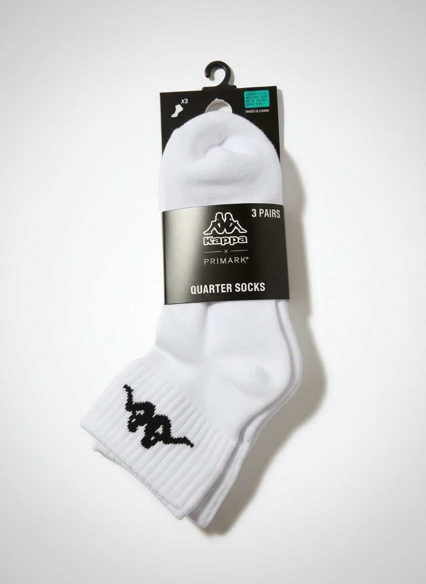 🧦 Lot de 3 paires de chaussettes Kappa x Primark neuves avec étiquettes 🏷 