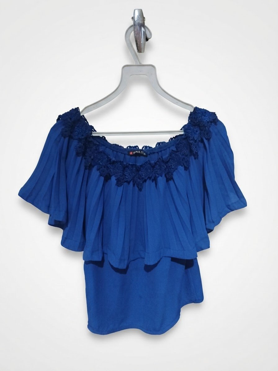 Blouse bleu roi