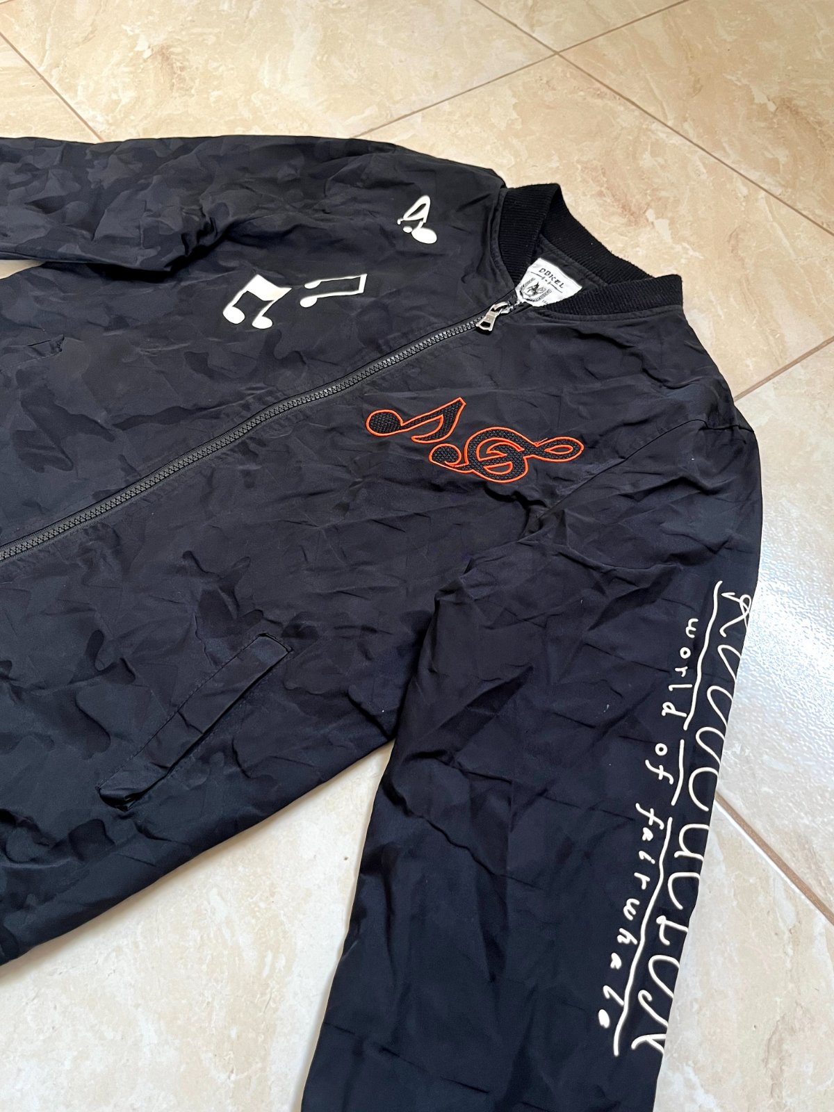 Blouson parachute noir 