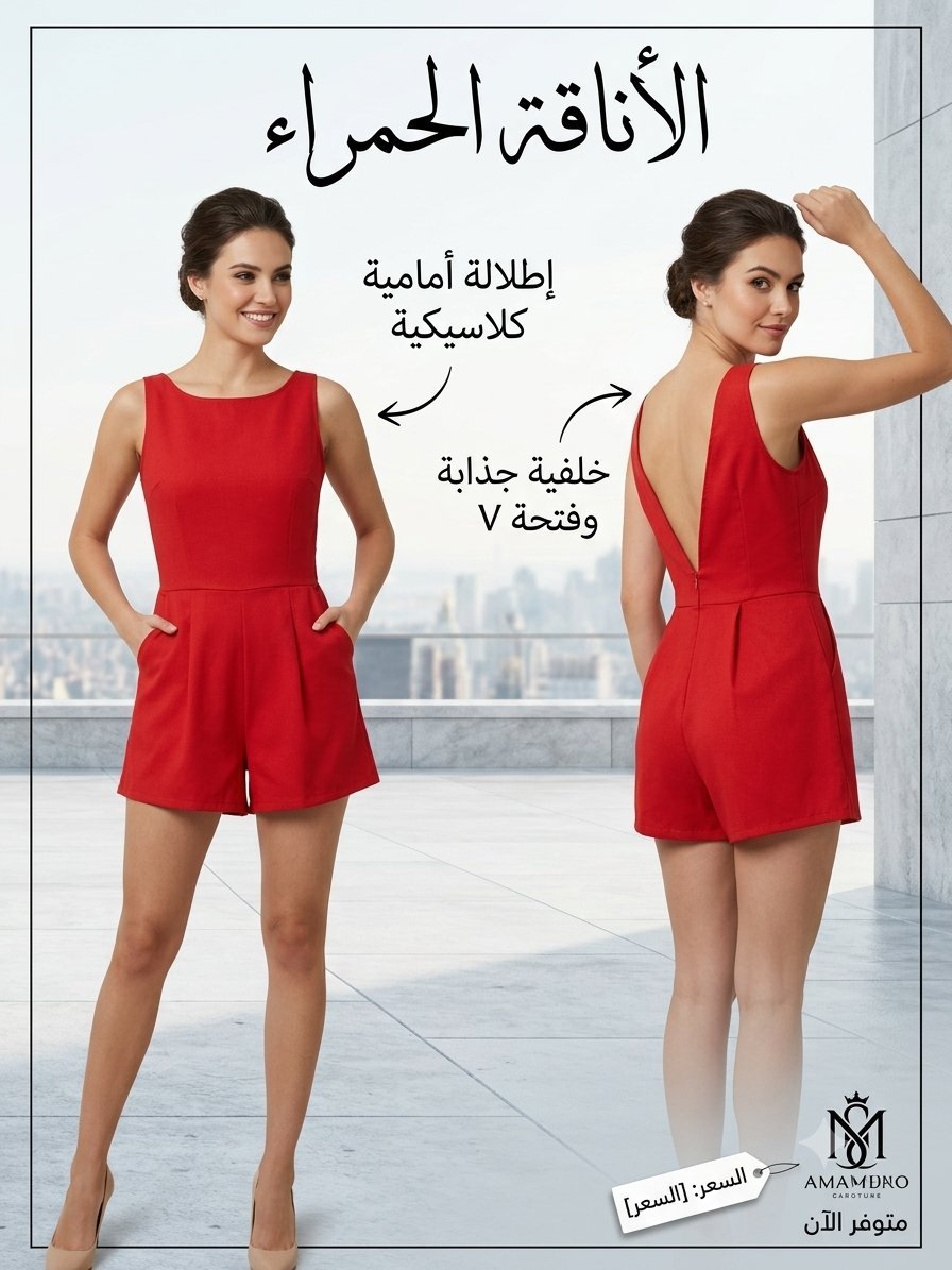 Combishort Rouge 