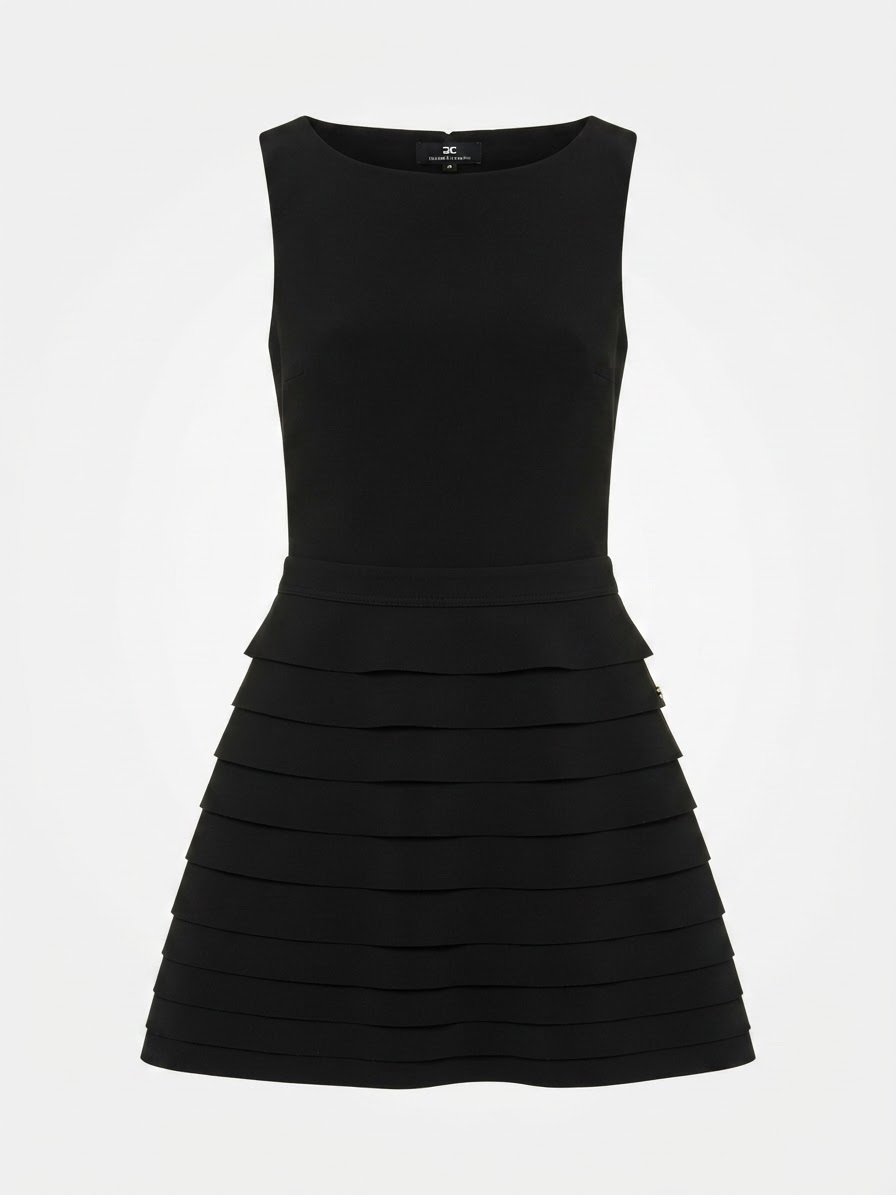 Robe noire courte elisabetta franchi