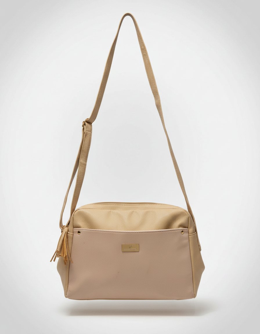 Sac à main bandoulière NEUF beige Daniel hechter