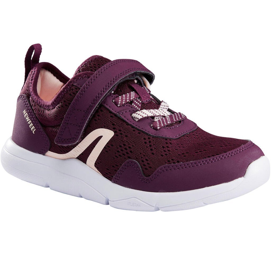 Baskets à scratch- Décathlon ACTIWALK Super Light violet pointure 39 