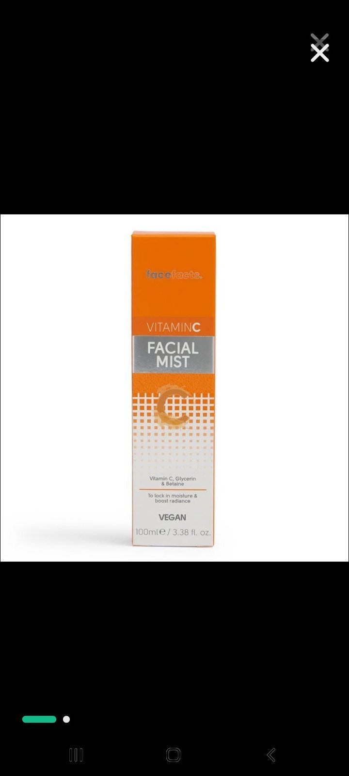 Brume visage à la vitamine C Face Facts 100 ml importé 🇫🇷🇫🇷