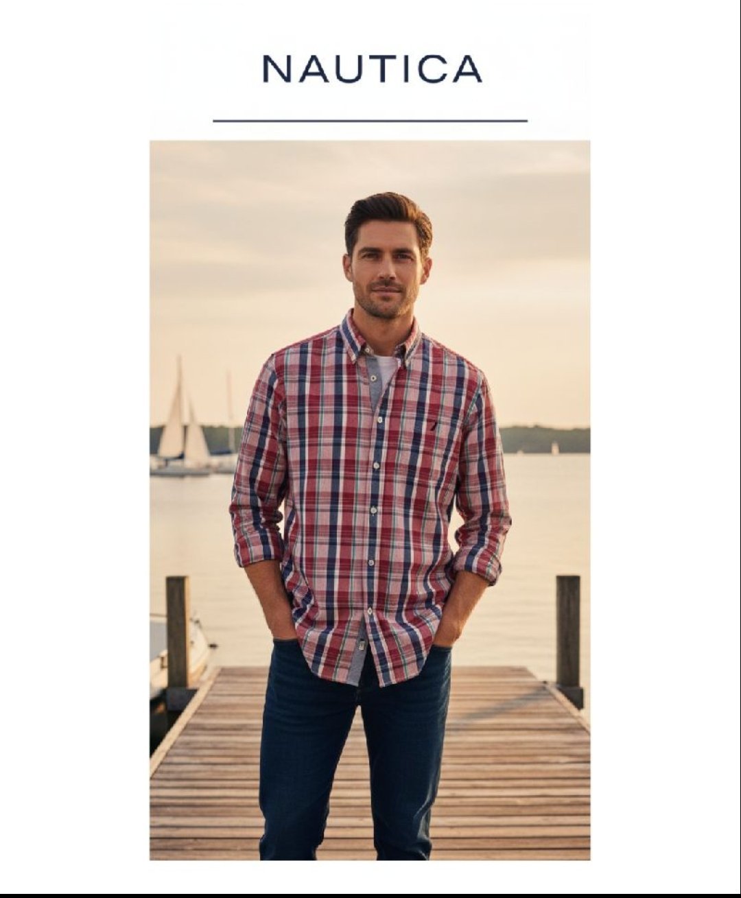 Chemise pour homme nautica