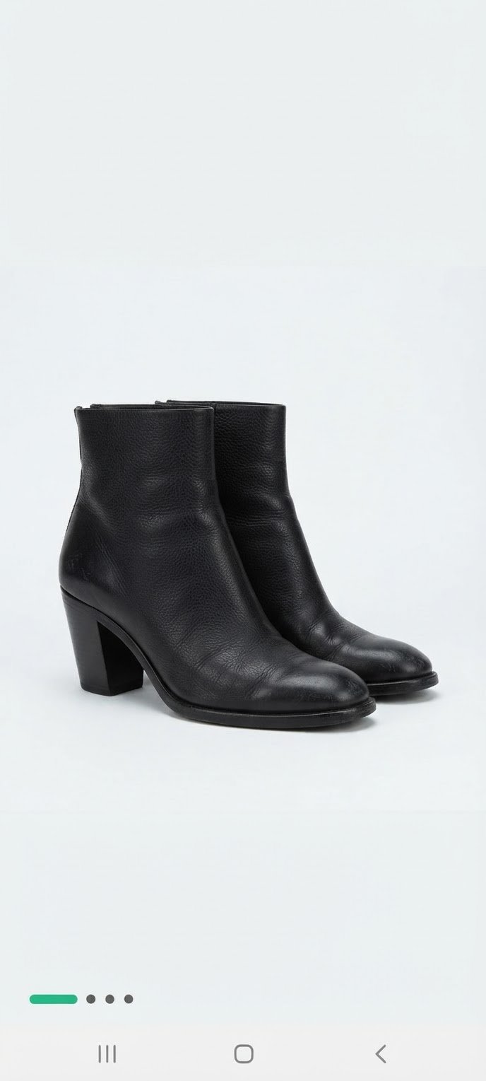 Offre exclusive a ne pas rater Bottines balenciaga made in italy authentique cuir véritable noir 