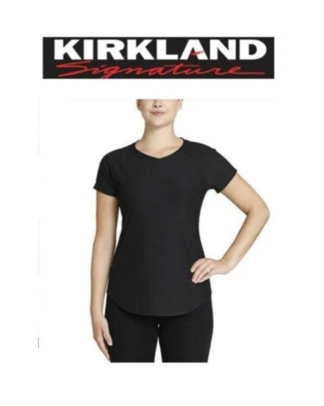 T-shirt texturé actif pour femmes Kirkland Signature