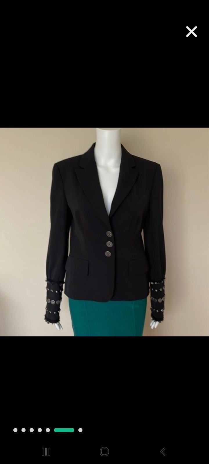 Offre exclusive occasion a ne pas rater magnifique blazer moschino noir trés original authentique importé🇩🇪🇩🇪