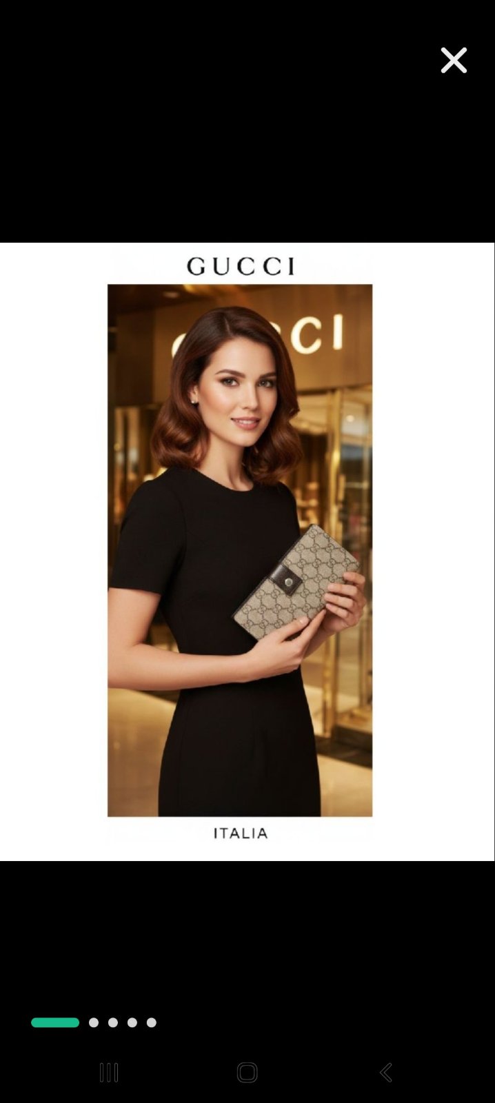Bonne affaire GUCCI authentique cuir véritable made in italy pièce rare