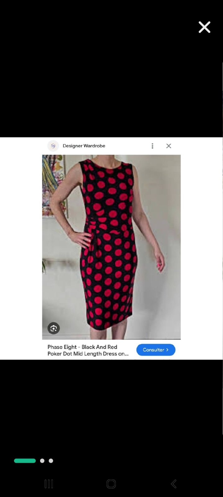Belle Robe rouge et noir