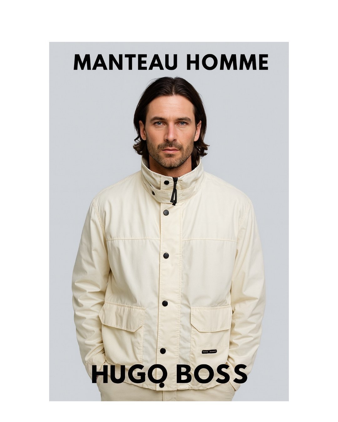 Manteau Hugo boss authentique et trés original avec capuche intégré 