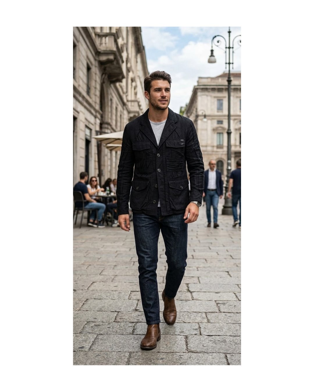 Veste magnifique diesel noir 100% coton