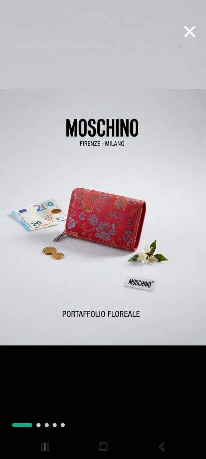 En exclusivité pièce recherchée Portefeuille Moschino vintage trés original 😍😍