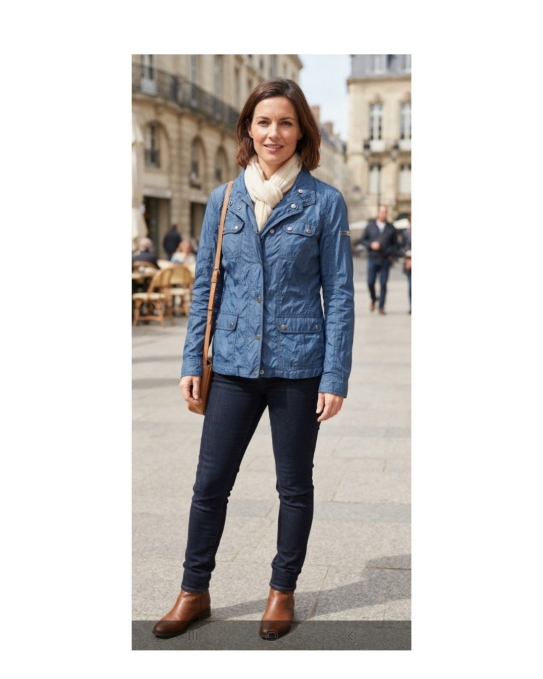 Veste GEOX respira bleu trés original pour femme 