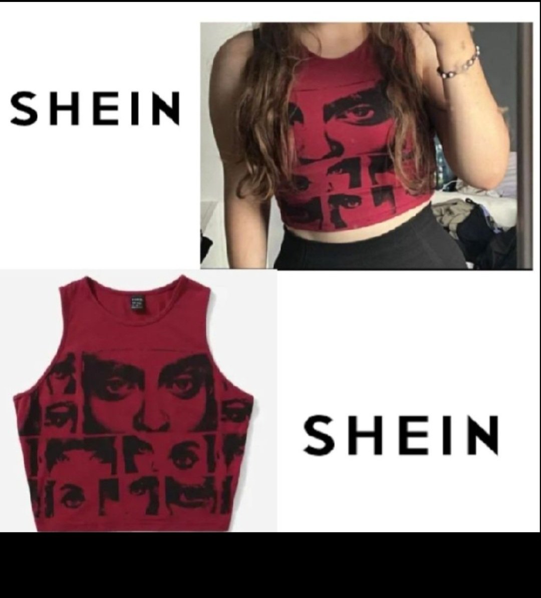 Magnifique Crop top Shein 