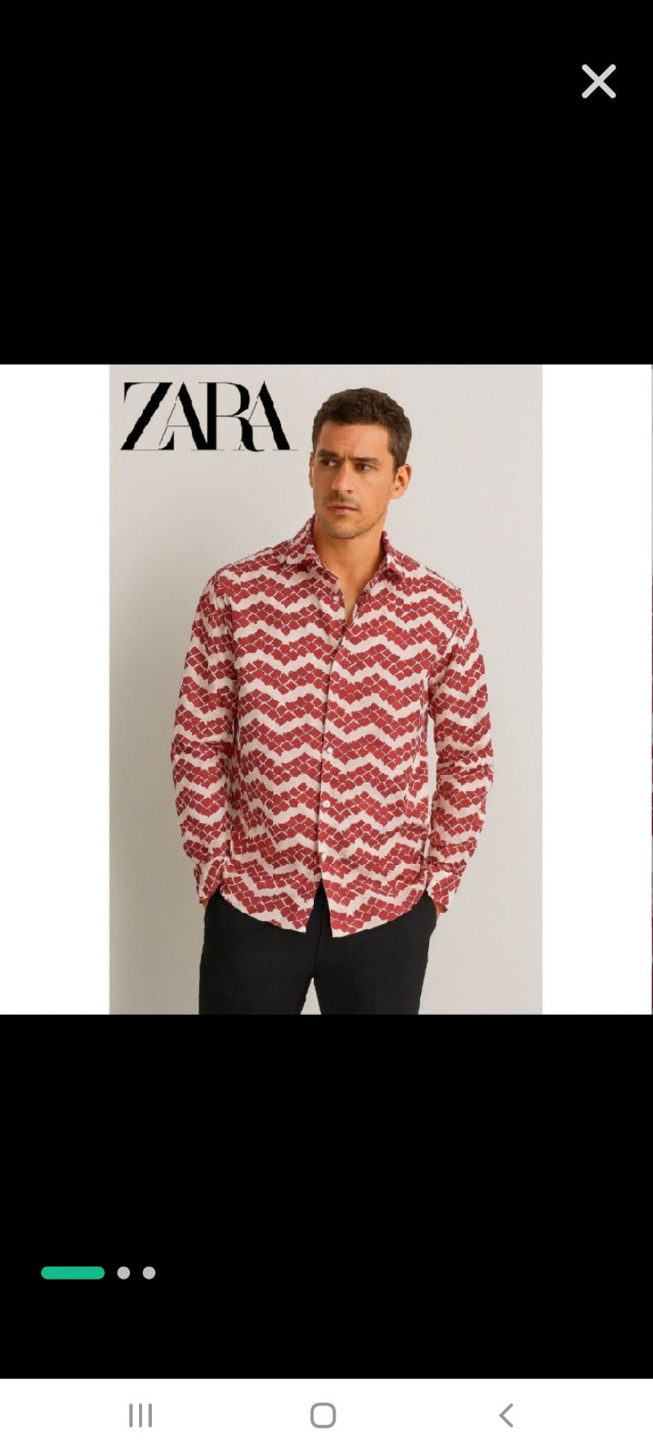 Chemise zara homme