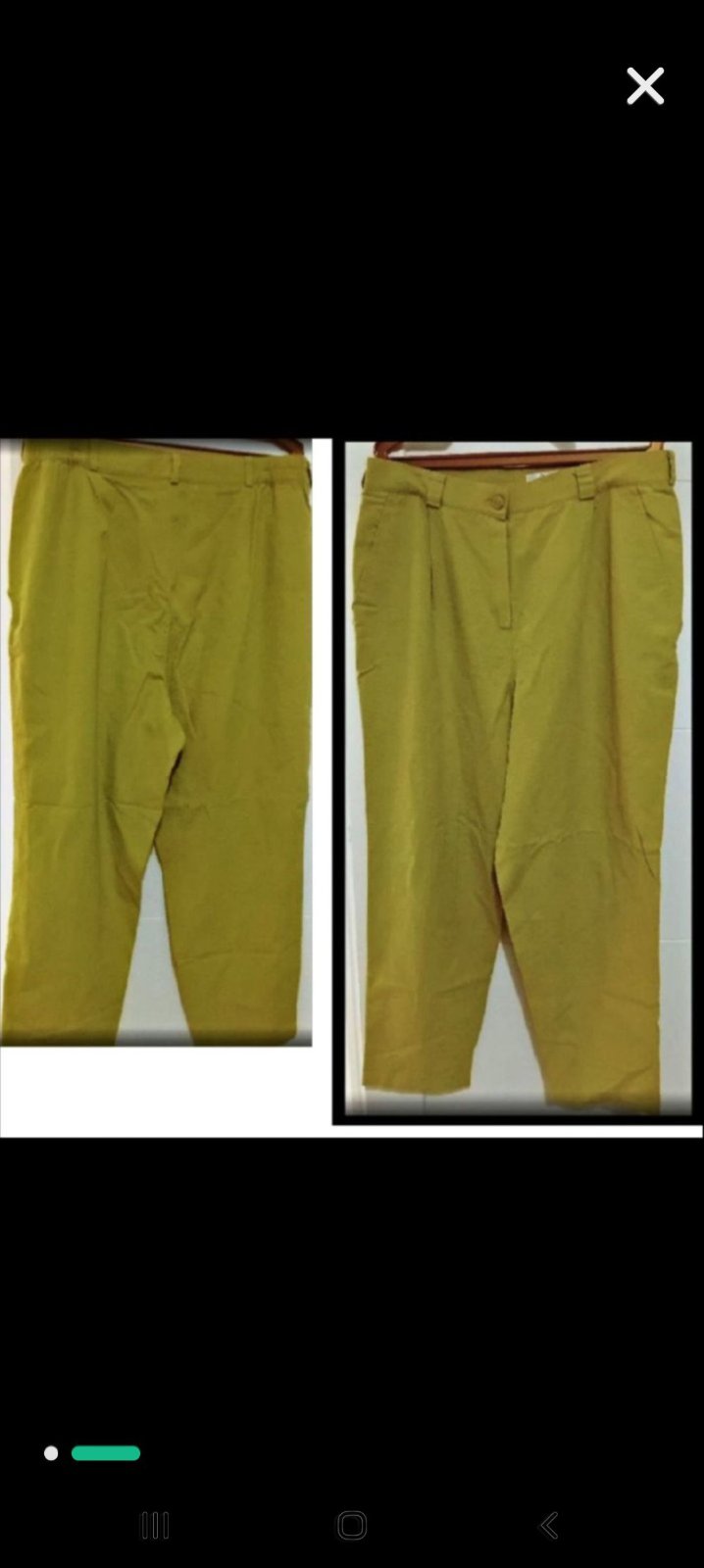 Pantalon large en lin magnigique taille 46 presque neuf 