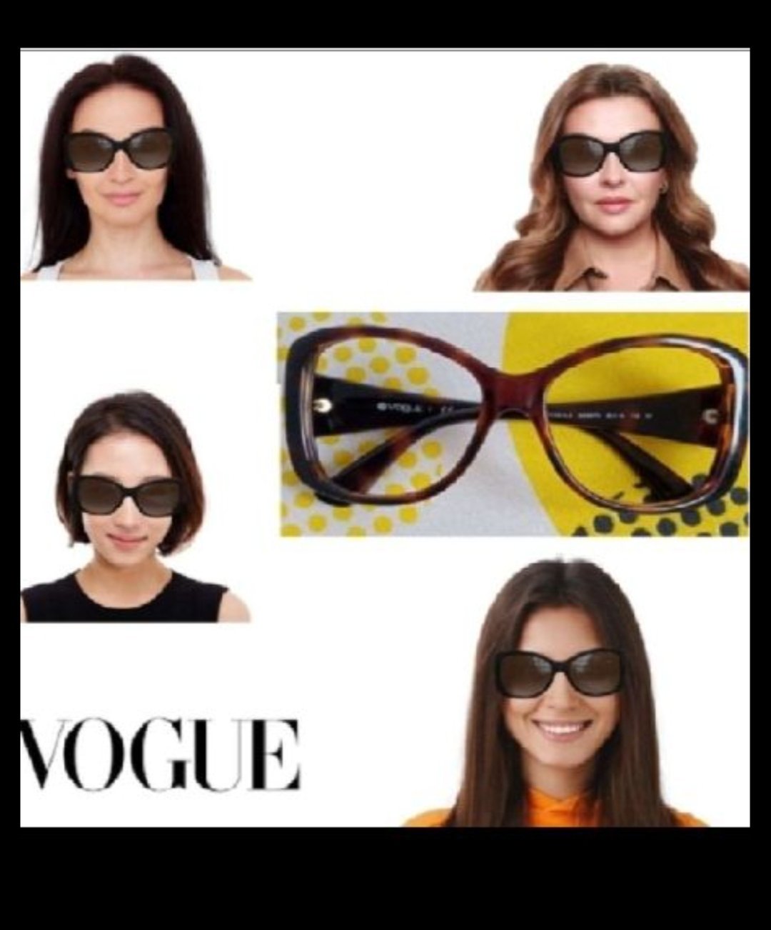 Monture lunettes solaire vogue authentique