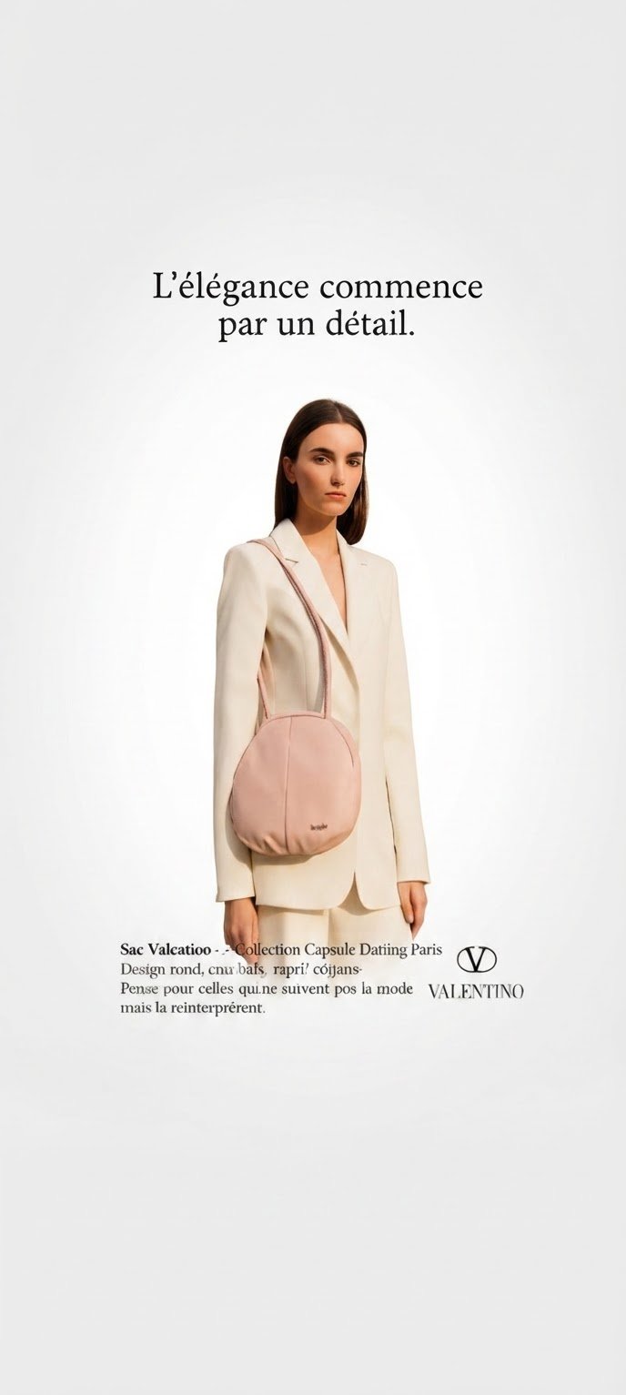 Sac valentino en cuir rose poudré trés original pièce rare