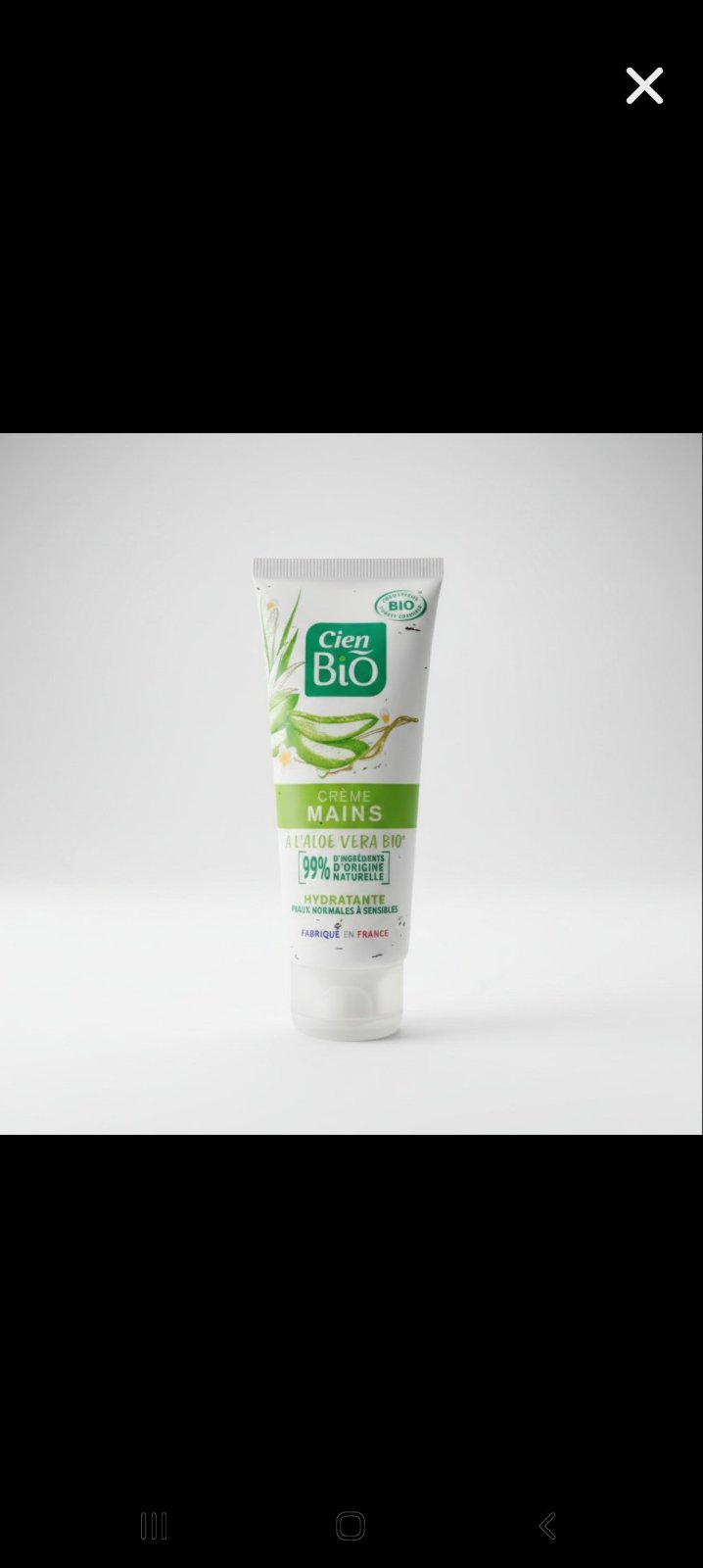 Crème mains à l’aloe vera bio neuf jamais utilisé importé 