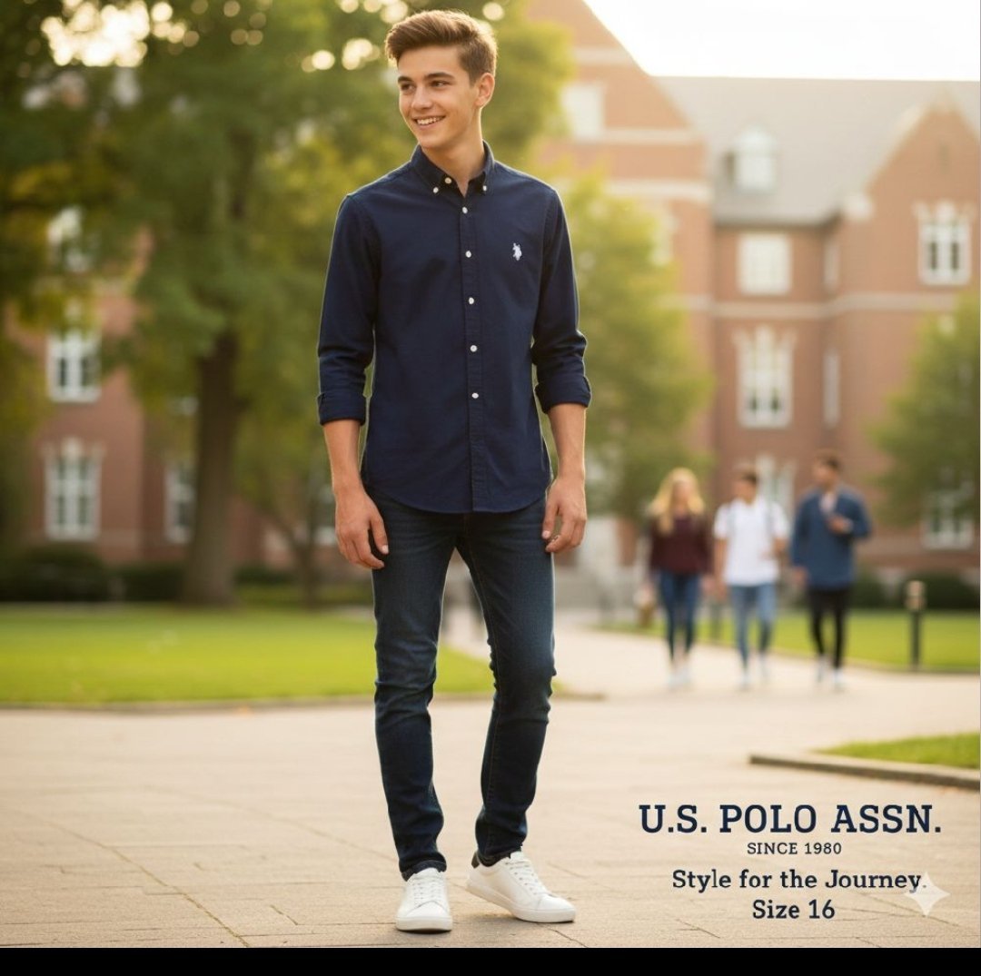 Chemise bleu marine uspolo magnifique 