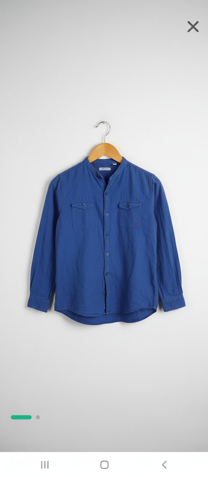 Chemise garçon bleu marine okaidi 3ayedii