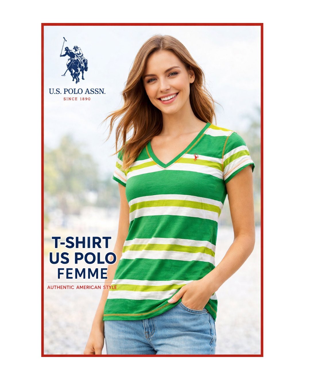 Us polo authentique magnifique 