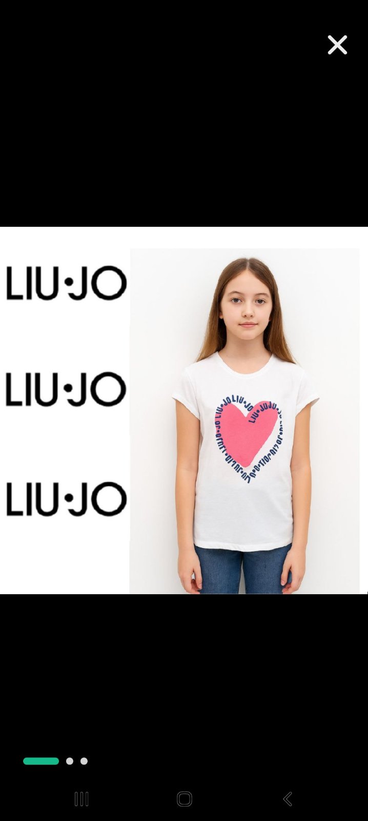 Joli T shirt pour filette de 14 ans liu jo