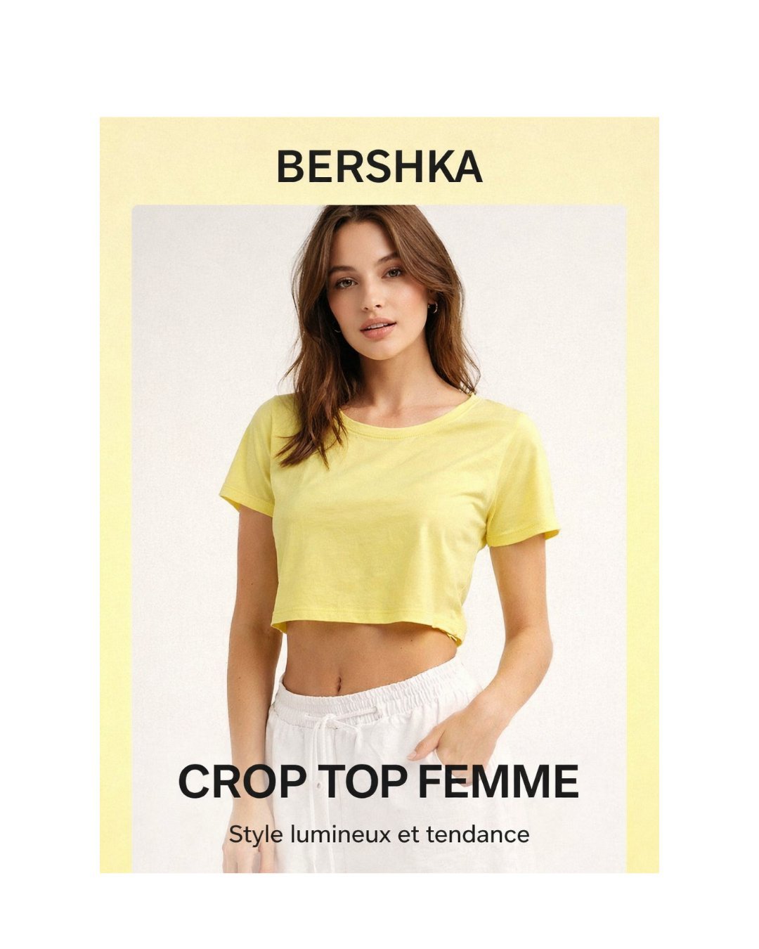 Crop top bershka neuf avec étiquette