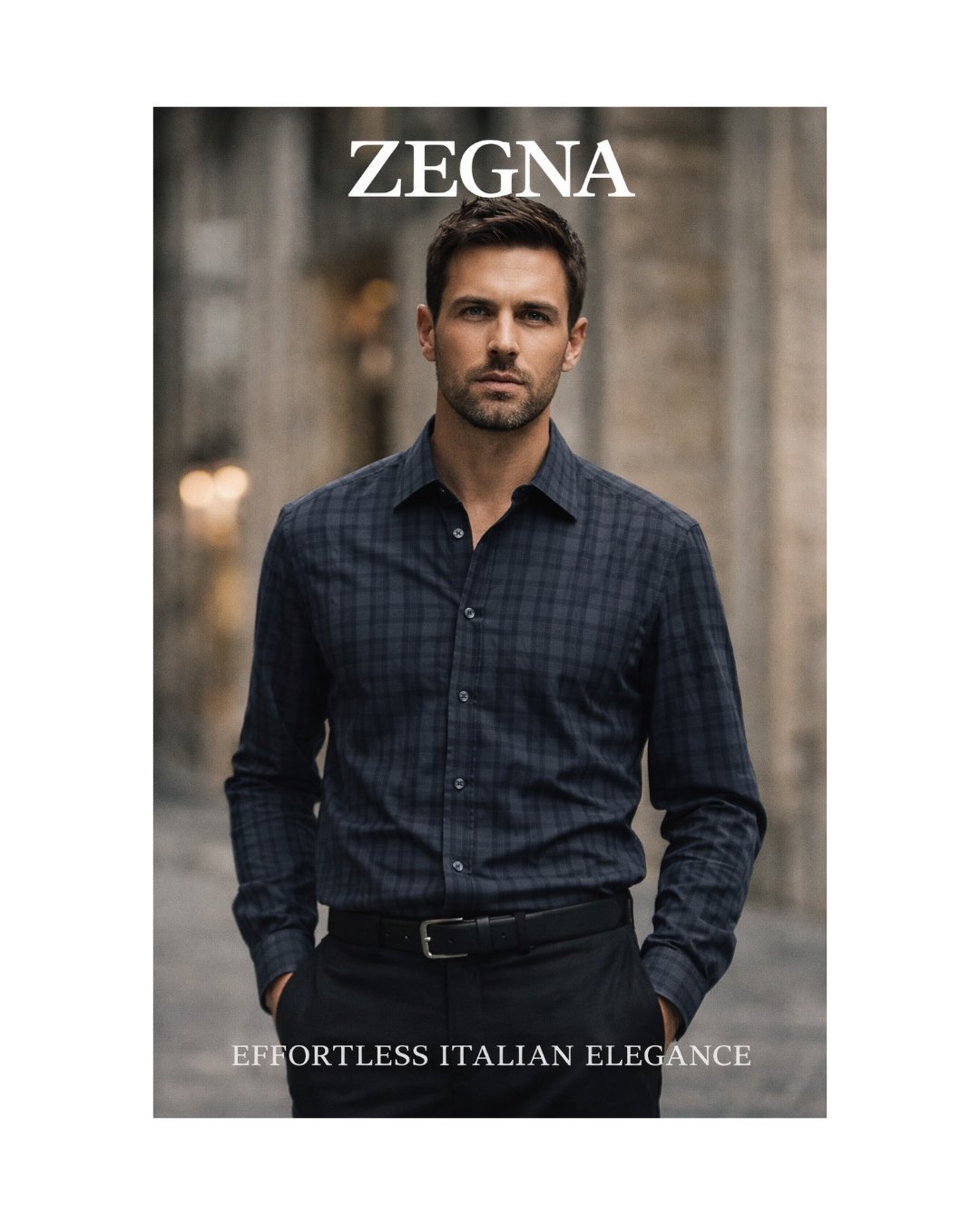 Belle chemise de la marque de luxe italienne Z zegna idéale pour les hommes élégants en quête d'un style classique. original et raare #élégance#chic#authentique#fashion#tendance 