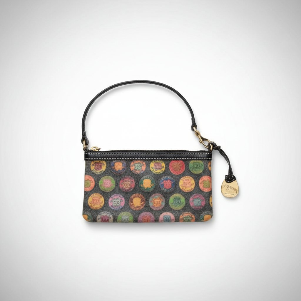 Sublime pochette de la grande marque donney&bourke original raare et unique authentique avec référence à l'intérieur 