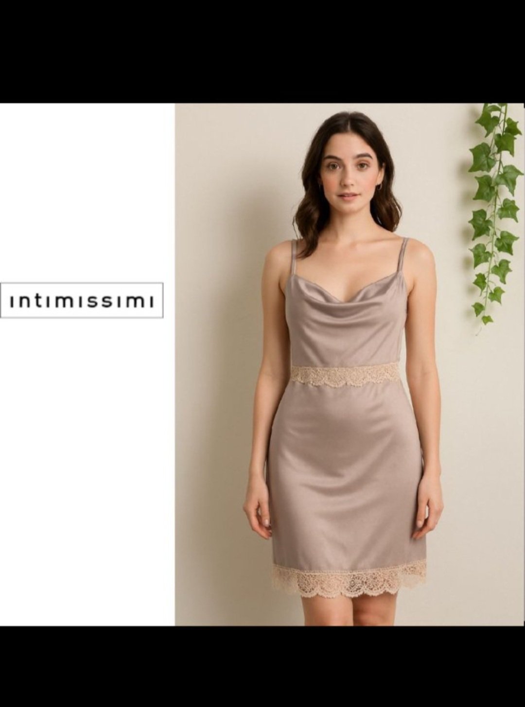 Sublime robe de nuit en soie intissimi originale sexy