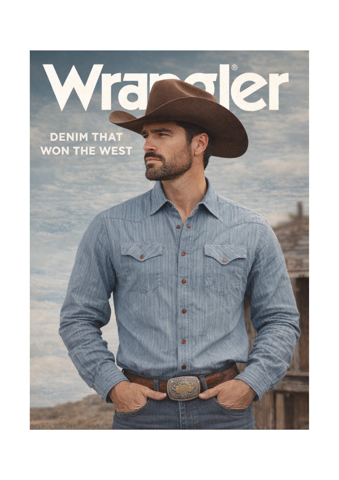 Belle chemise wrangler pour homme pièce rare 